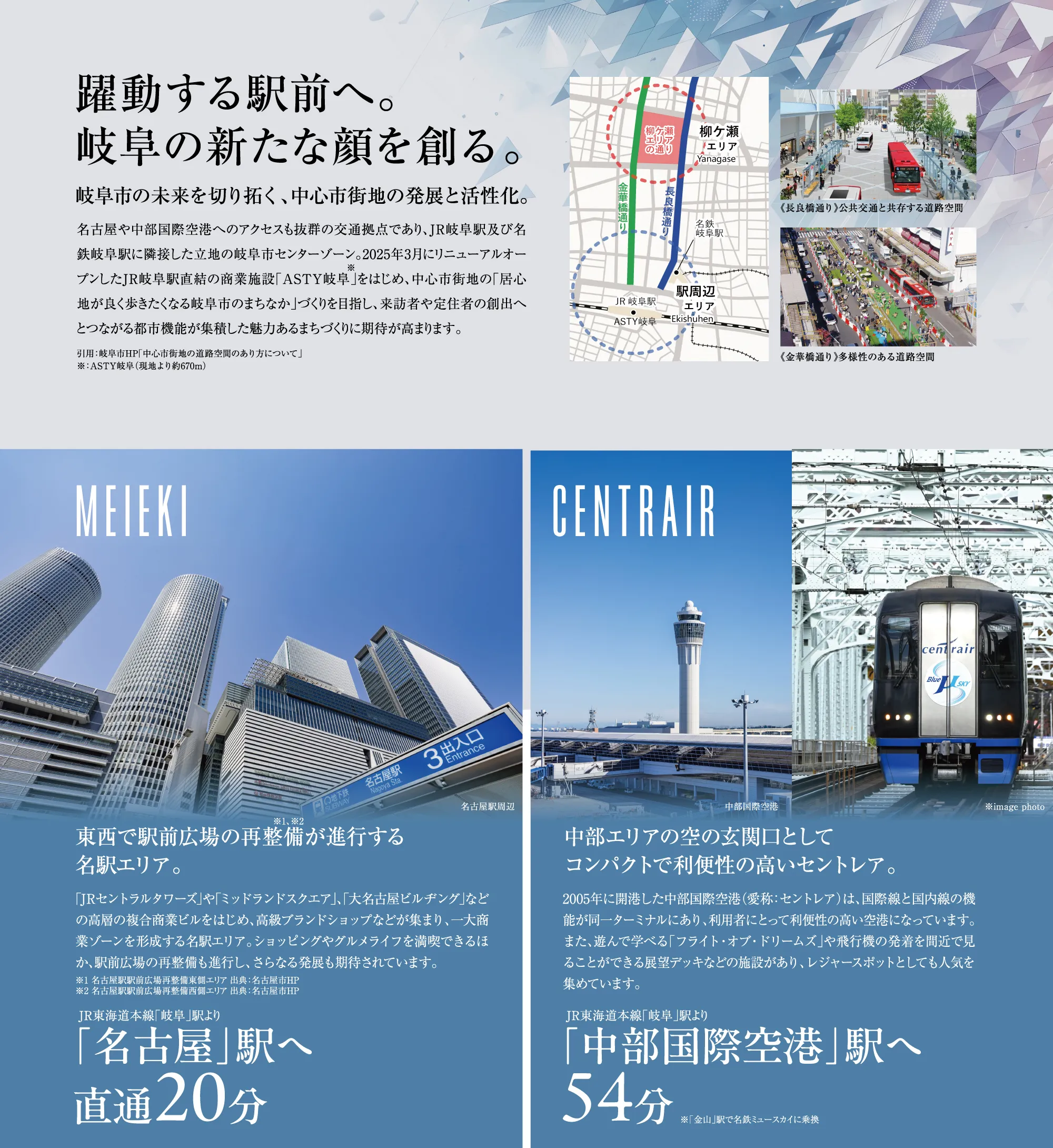 躍動する駅前へ。岐阜の新たな顔を創る。