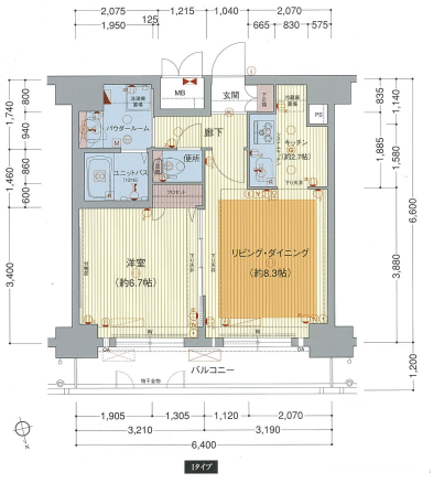 プレサンスNAGOYA桜通ビッグビートの間取り図