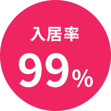 入居維持99%