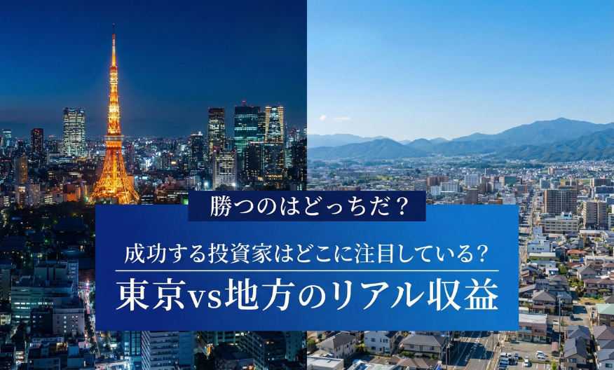 成功する投資家はどこに注目している?　東京 VS 地方のリアル収益