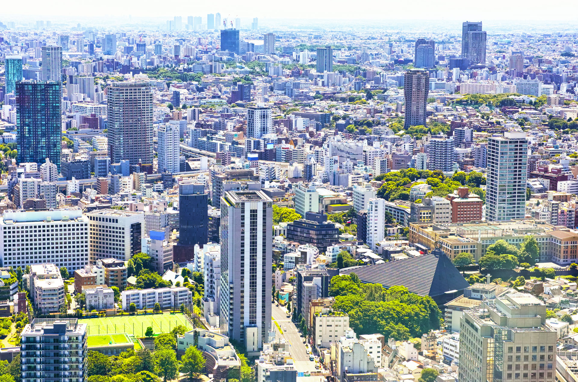 麻布、白金台の高級住宅街の風景