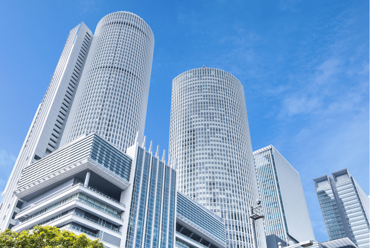 JRセントラルタワーズ(現地より約2,470m)